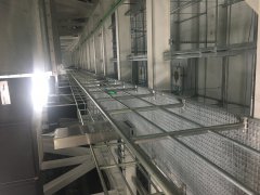 百万级净化硅片生产车间热镀锌钢格板楼梯踏步